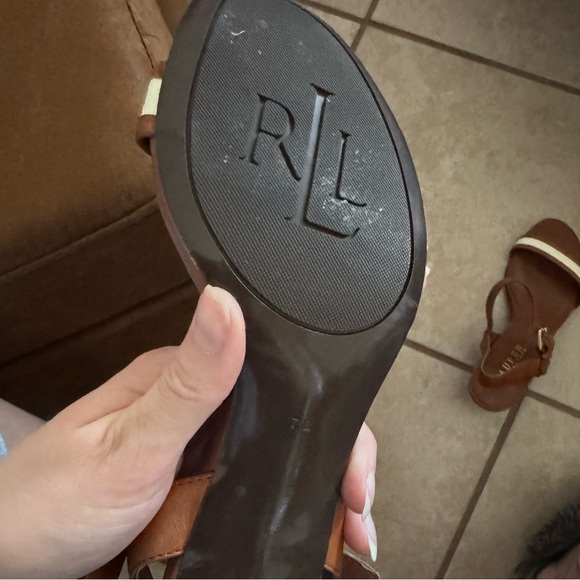 Ralph Lauren brown sandals - Picture 4 of 9